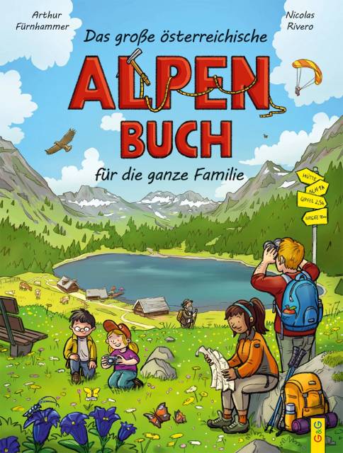 Porduktcover des Buches Das große österreichische Alpenbuch für die ganze Familie